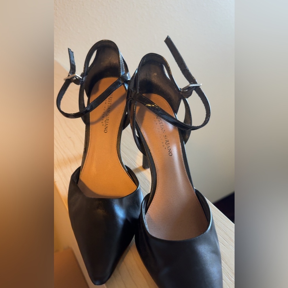 Christian Siriano Black Heels Elegant Design